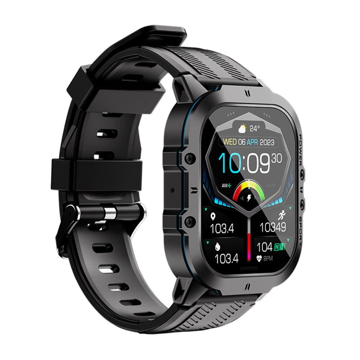 Wasserdichte Smartwatch zum Schwimmen zur Leistungsüberwachung