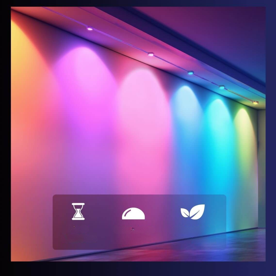 Intelligente LED-Weihnachtsbeleuchtung für den Außenbereich