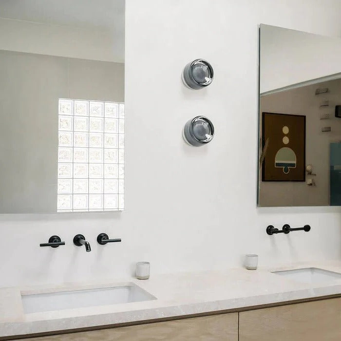 Moderne Dimple Glass LED Wandleuchte