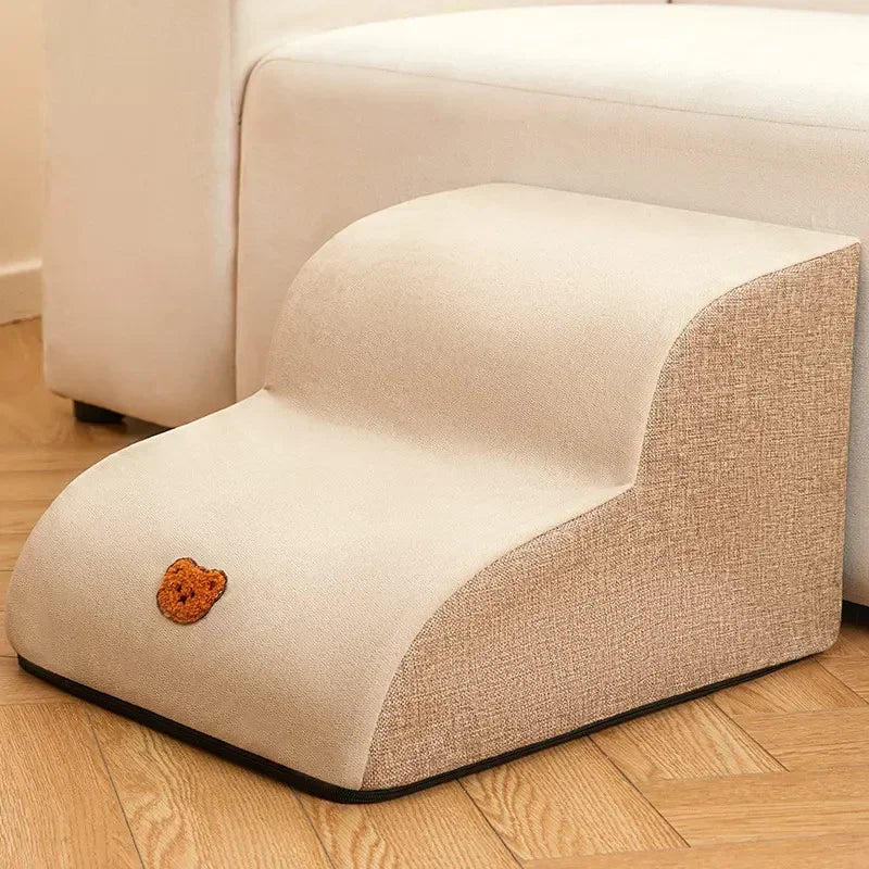 PawEase Pet Stairs – Stilvolle Haustiertreppe für sicheren Aufstieg