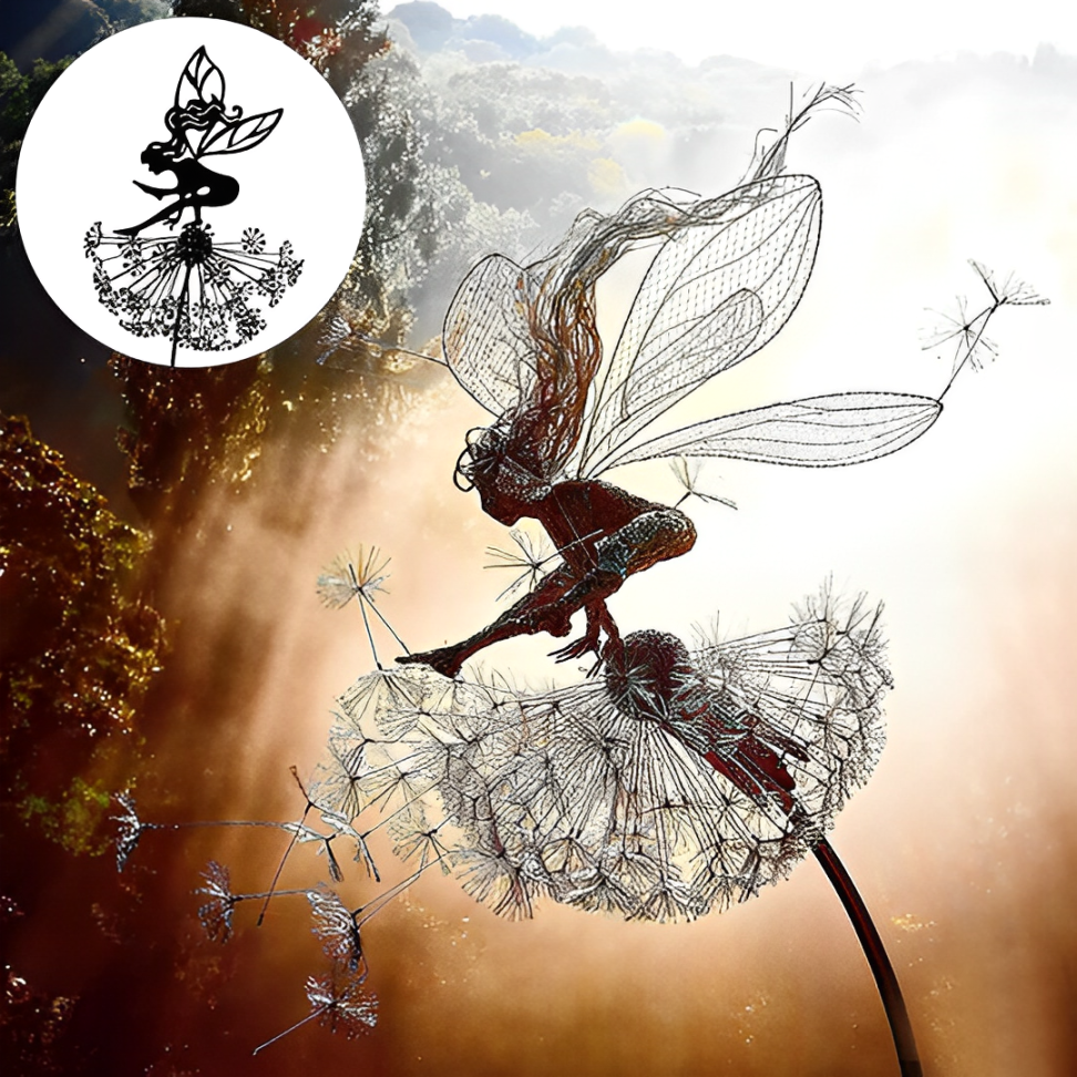 Fairy Stahl Garten Skulpturen