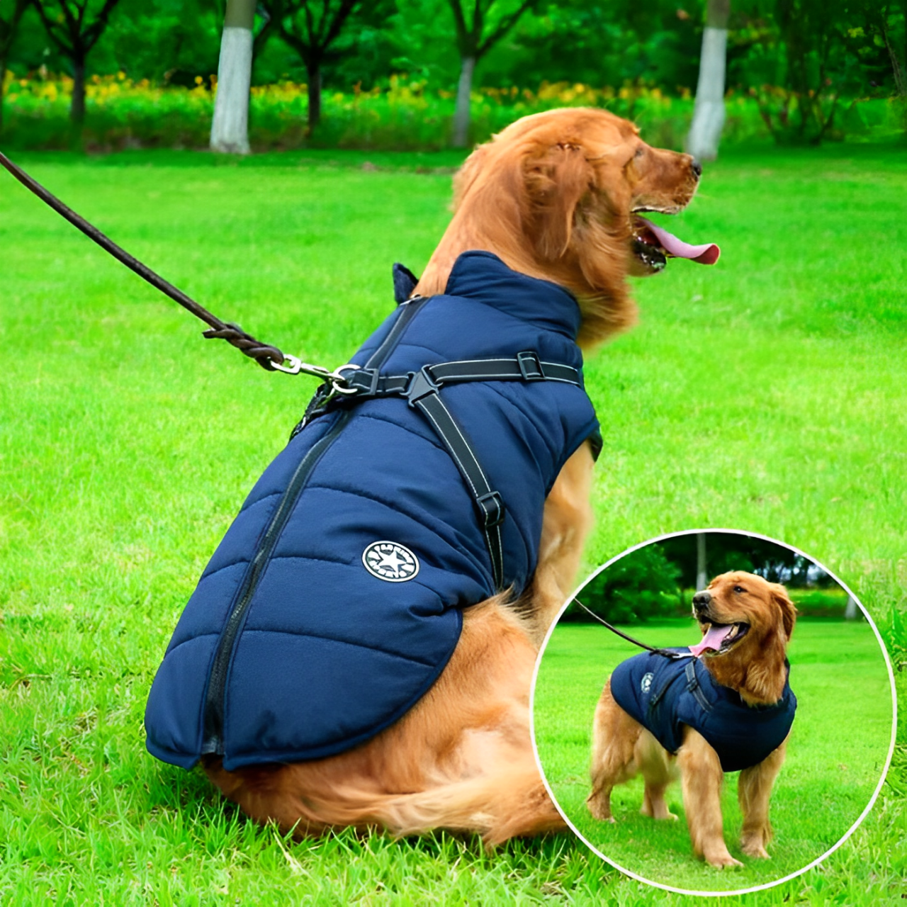 Wasserdicht Winter Hundejacke