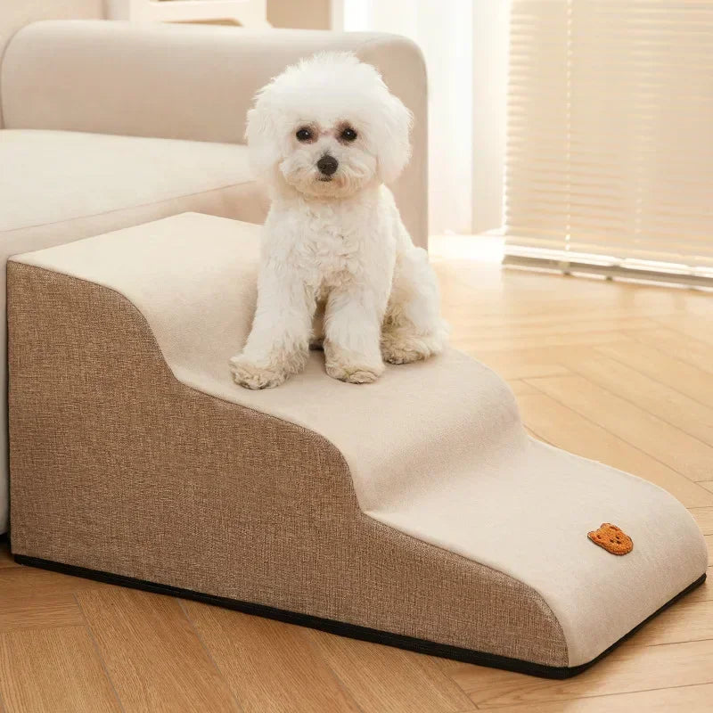 PawEase Pet Stairs – Stilvolle Haustiertreppe für sicheren Aufstieg