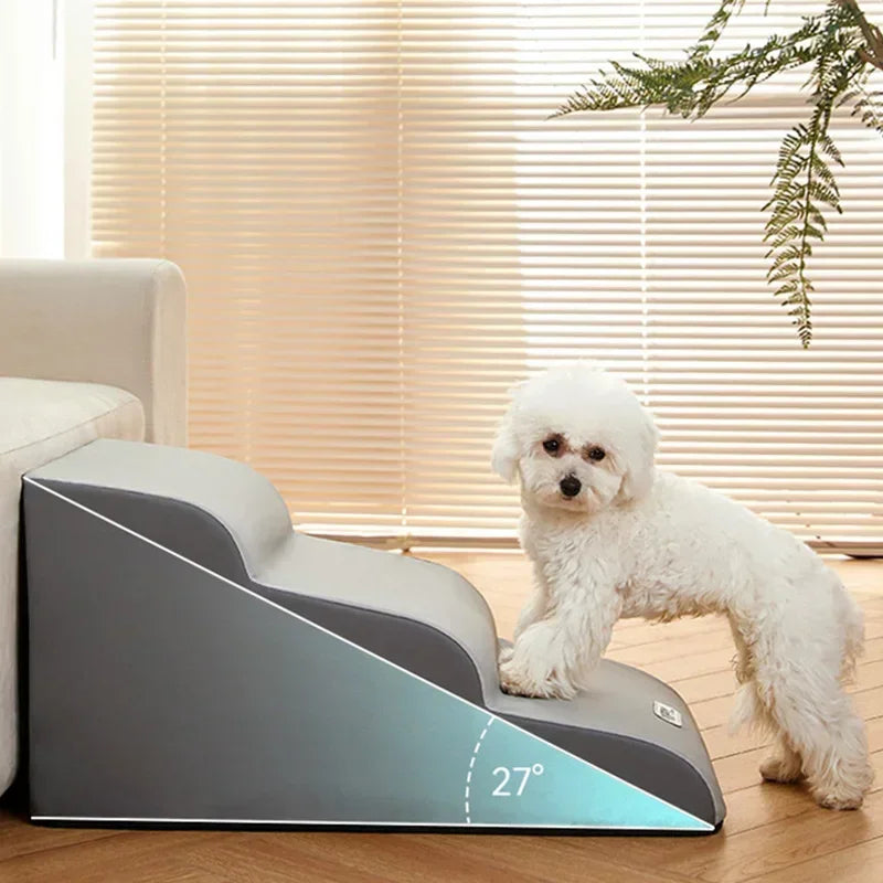 PawEase Pet Stairs – Stilvolle Haustiertreppe für sicheren Aufstieg