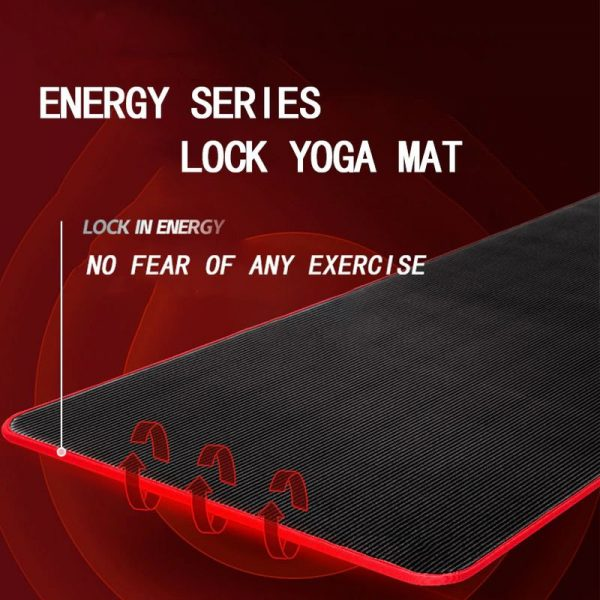 Fitnessmatte Männer Hohe Dichte Übungs Yoga Rutschfeste Matte Für Fitnessstudio Zuhause