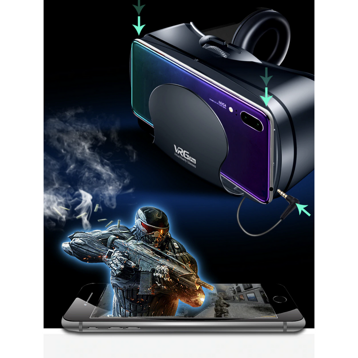 Intelligente VR Brillen mit 3D-Audio Kopfhörer