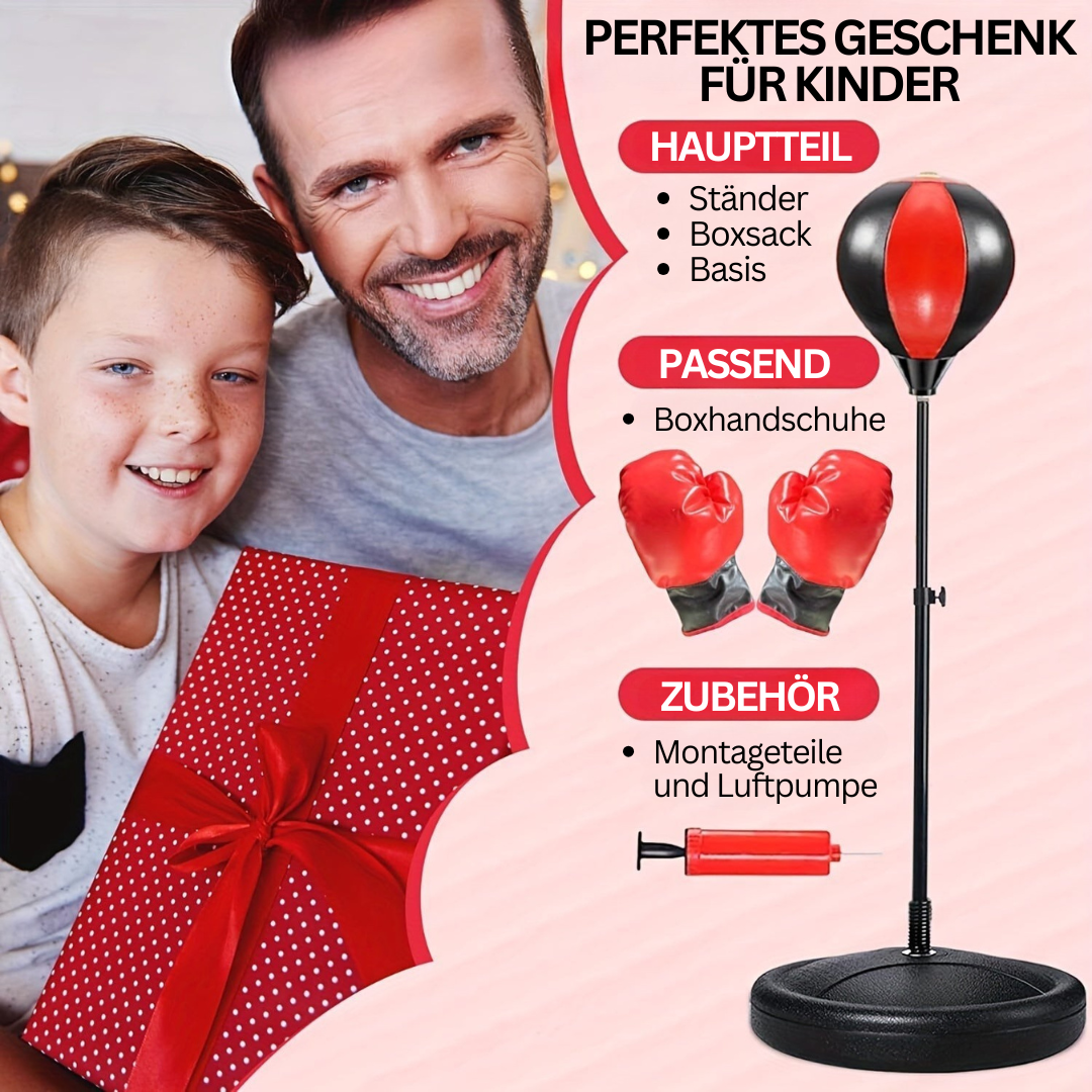 Junior Boxsack-Set - PowerPunch - Höhenverstellbar | Kinder
