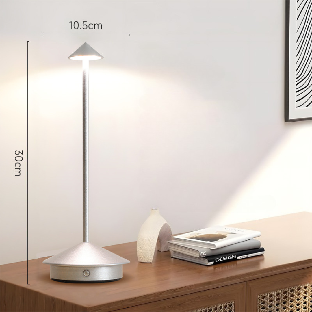 Kabellose LED Tischlampe - Dimmbares Touchlicht | Modernes Design