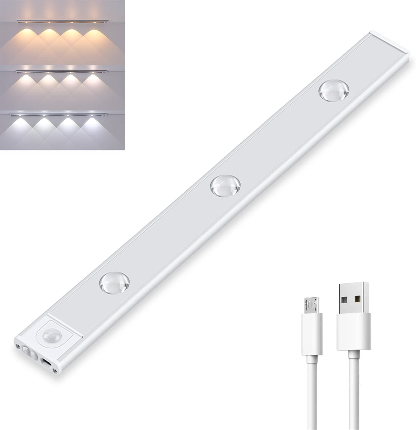 Kabellose LED-Leuchte mit Bewegungssensor | Wiederaufladbar
