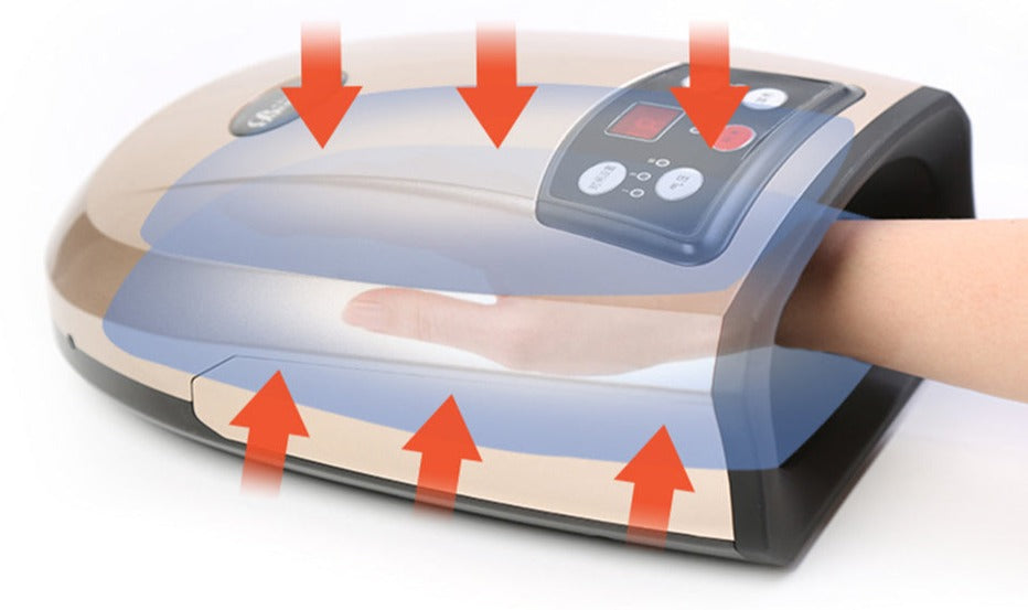 Kabelloses Handmassagesystem | Luftkompression & Wärme