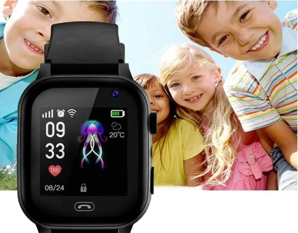 4G Kinder GPS Smartwatch - Videoanrufe, SOS und Spiele für Kinder