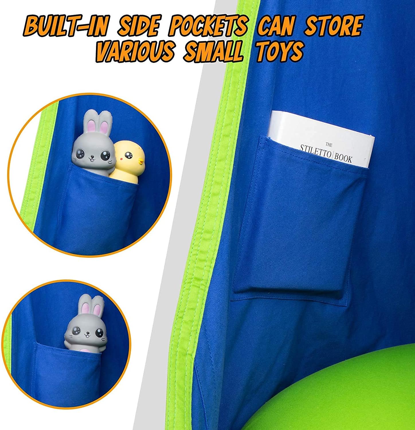 Kinder-Hängesessel - Drinnen & Draußen | Mit Luftkissen