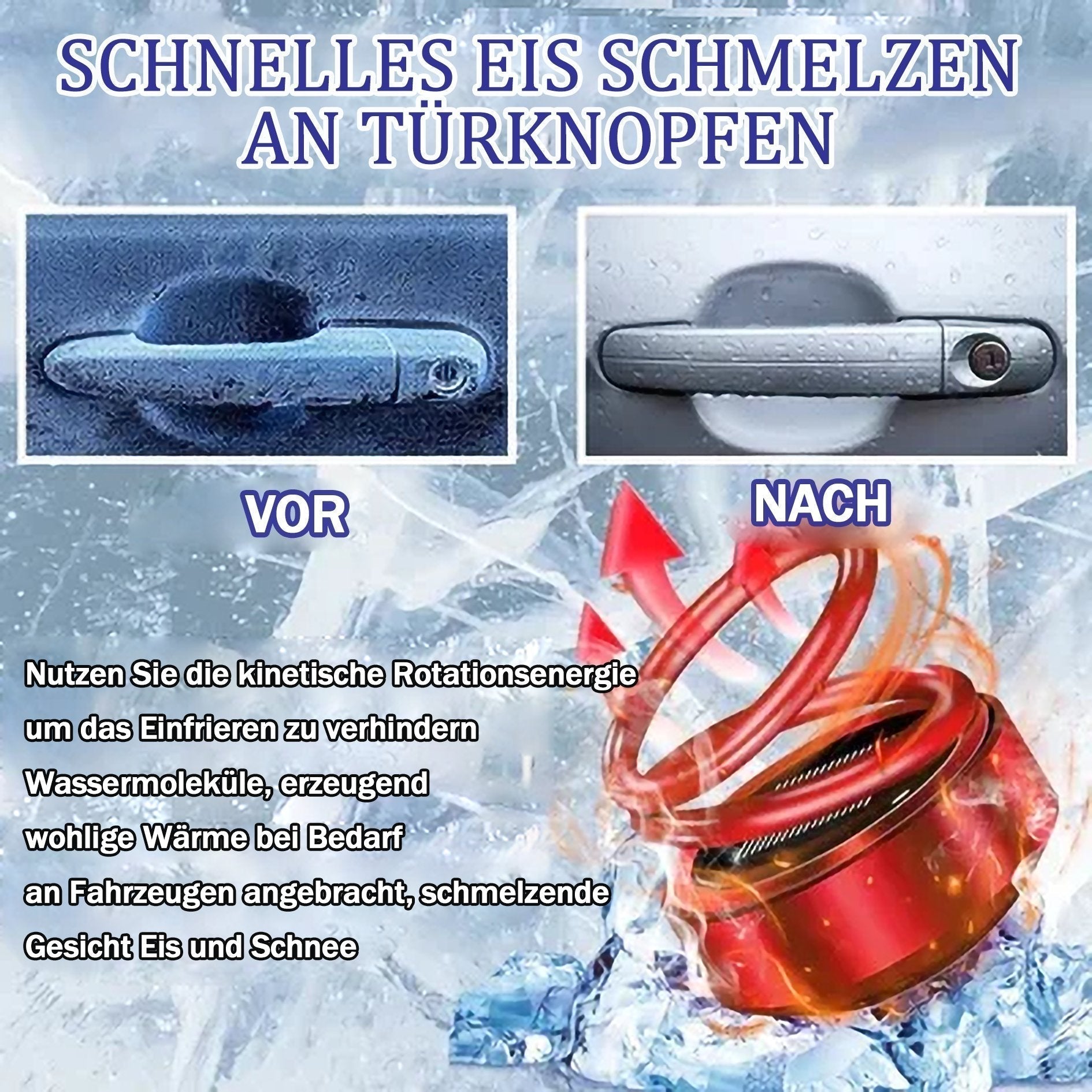 Heizung ohne Strom | Tragbarer Heizer für kostenlose Wärme | KinetiWarm