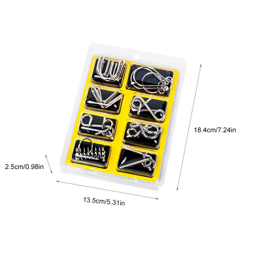 Knifflige Metallrätsel Spiel - Logik & Geschicklichkeit