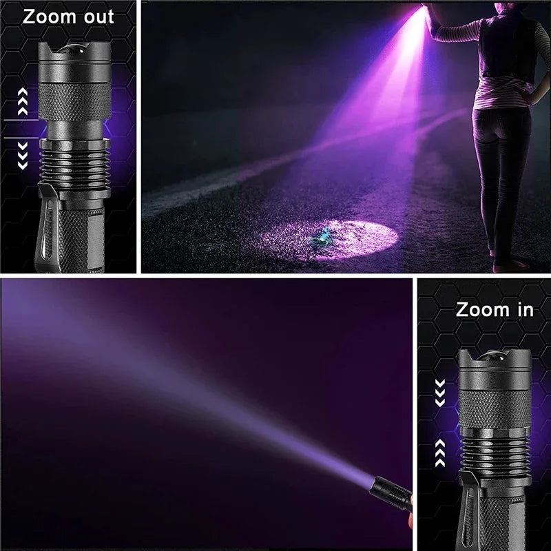LED UV-Zaklamp - Kompakte Ultraviolette Inspektionslampe