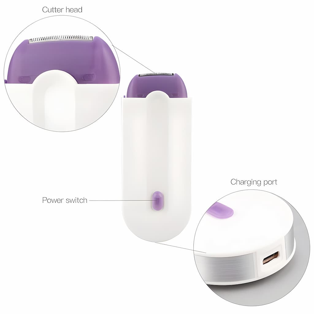 Schmerzfreie Haarentfernung - USB-aufladbar