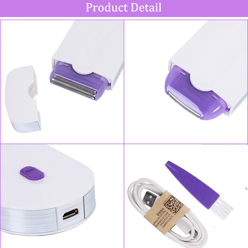 Schmerzfreie Haarentfernung - USB-aufladbar