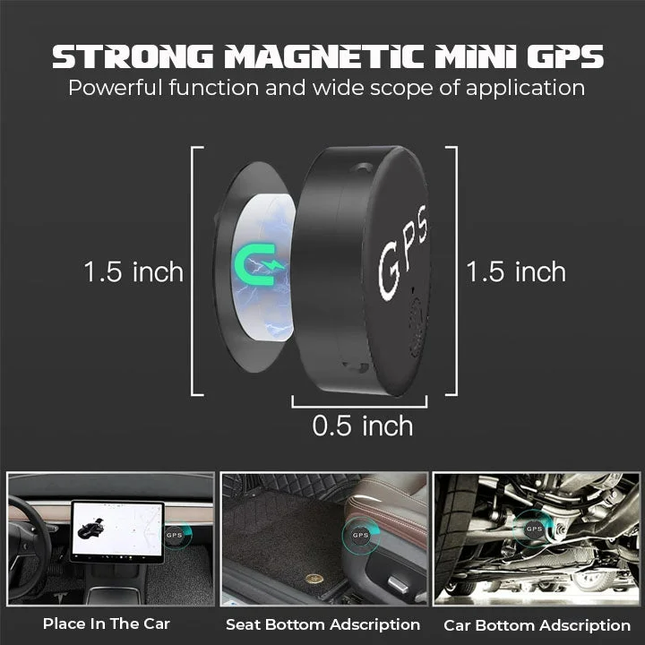 MicroMag GPS-Tracker mit Magnet - Kompaktes Design | Echtzeit