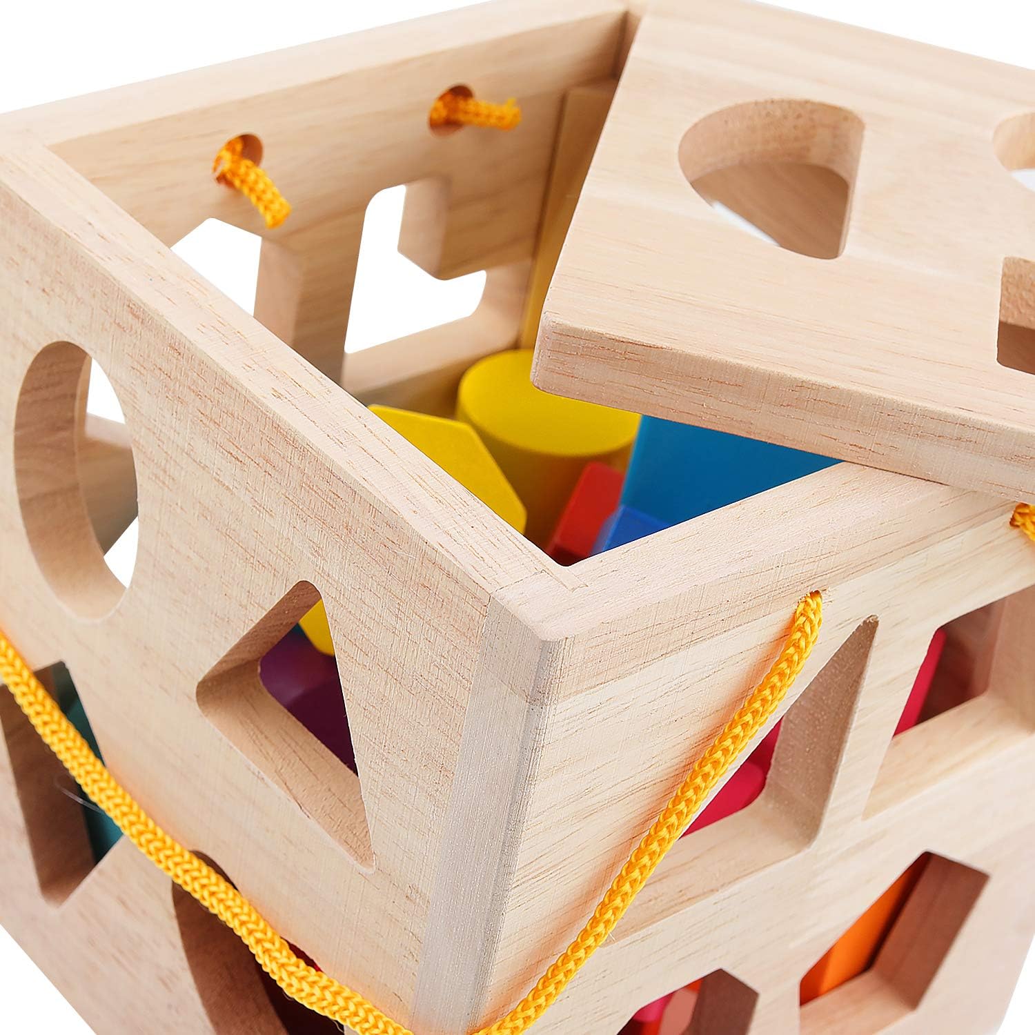 Holz Steckspiel Bunte Formen Lernspielzeug