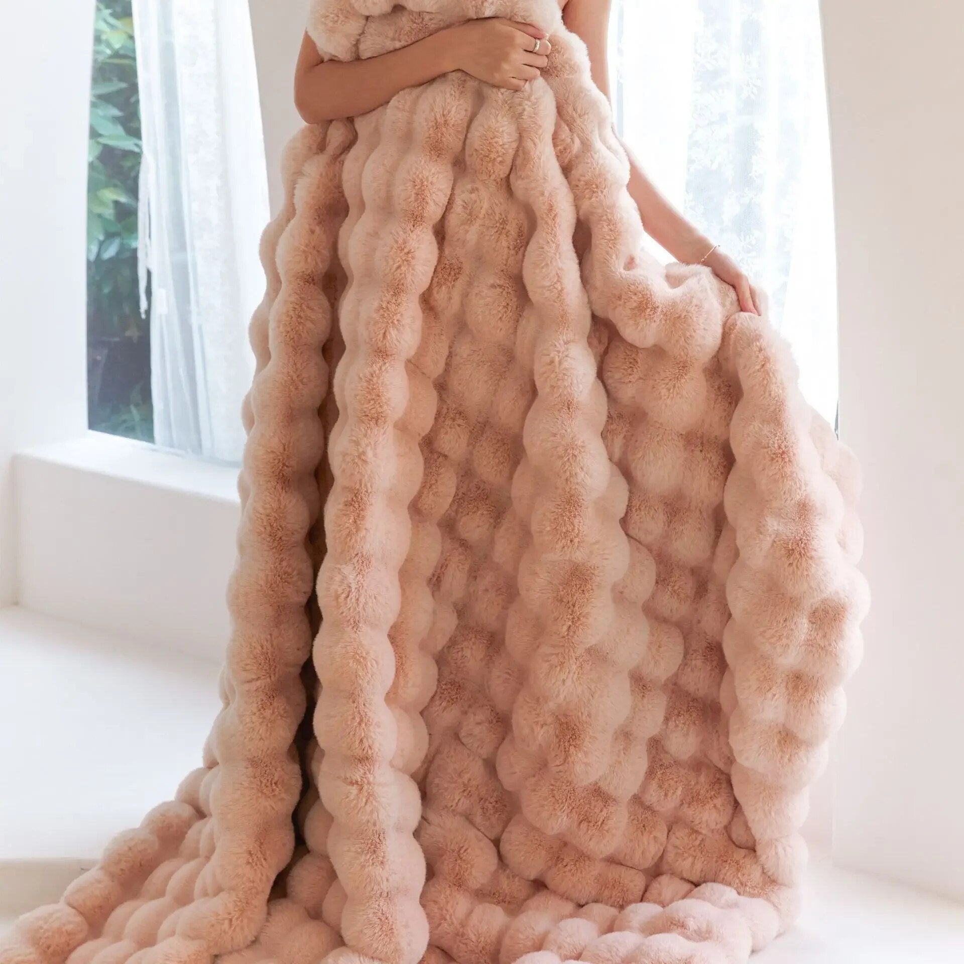 Kuschelplüschdecke - Wärmende Wohndecke - Weich & Gemütlich