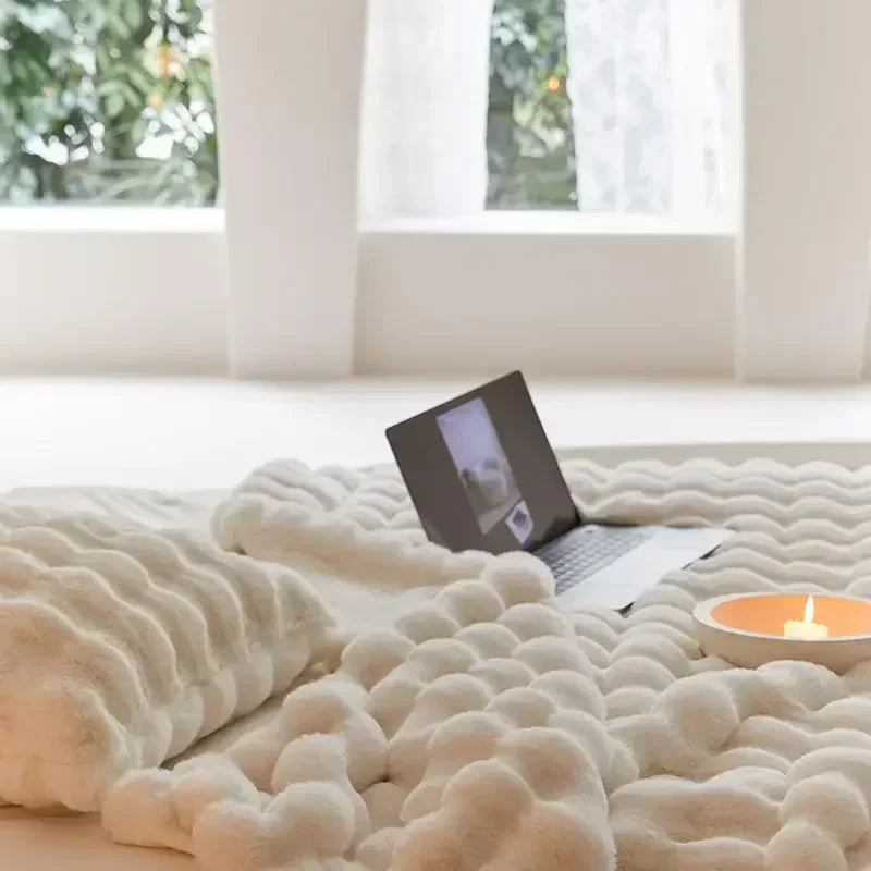Kuschelplüschdecke - Wärmende Wohndecke - Weich & Gemütlich