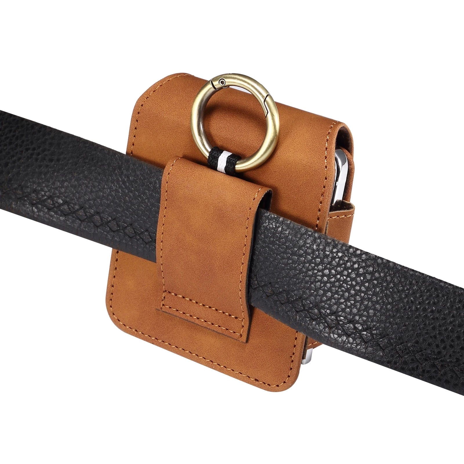 Leder Samsung Z Flip Gürtel Handy Holster Tasche