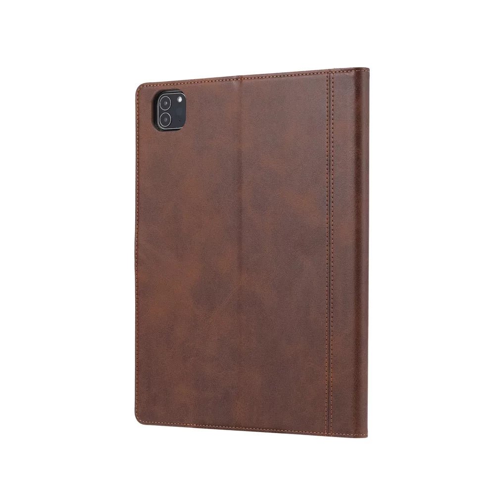 Leder Folio Case mit Kartenfächern & Stifthalter für iPad