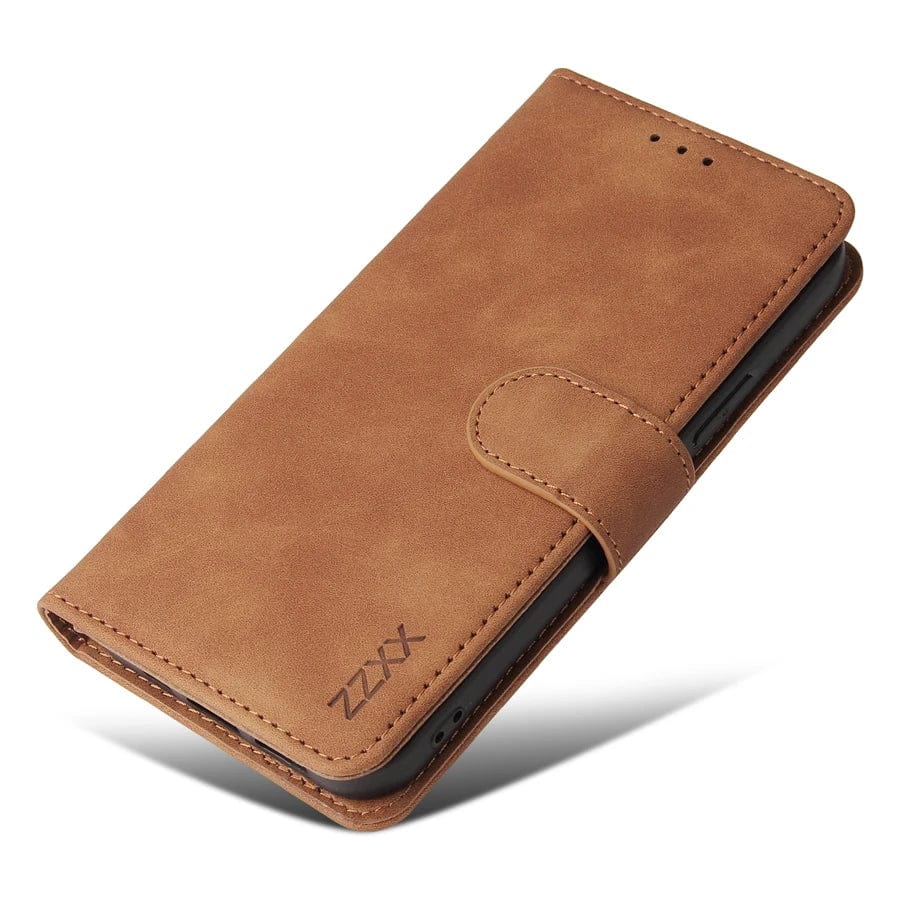 Leder iPhone Wallet Flip Cover Magnetische Hülle