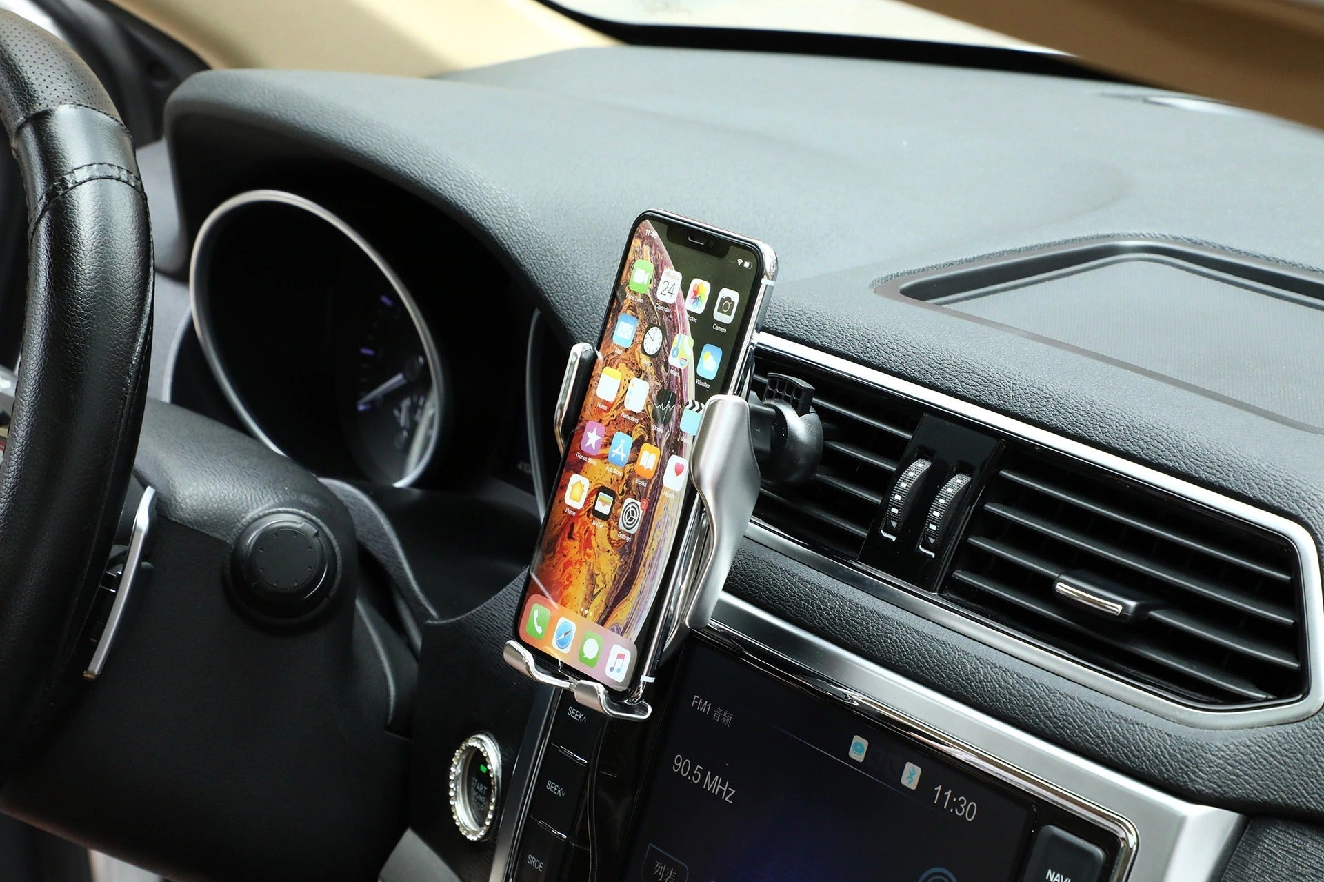 Automatisch Klemmende Telefonhalter | Drahtloses Ladegerät - Theoder