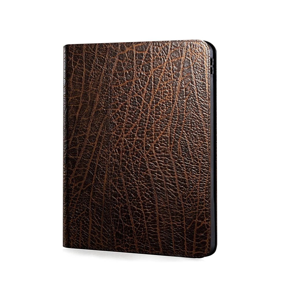 Luxuriöse Echtes Leder Hülle mit Multi-Winkel Ständer für iPad