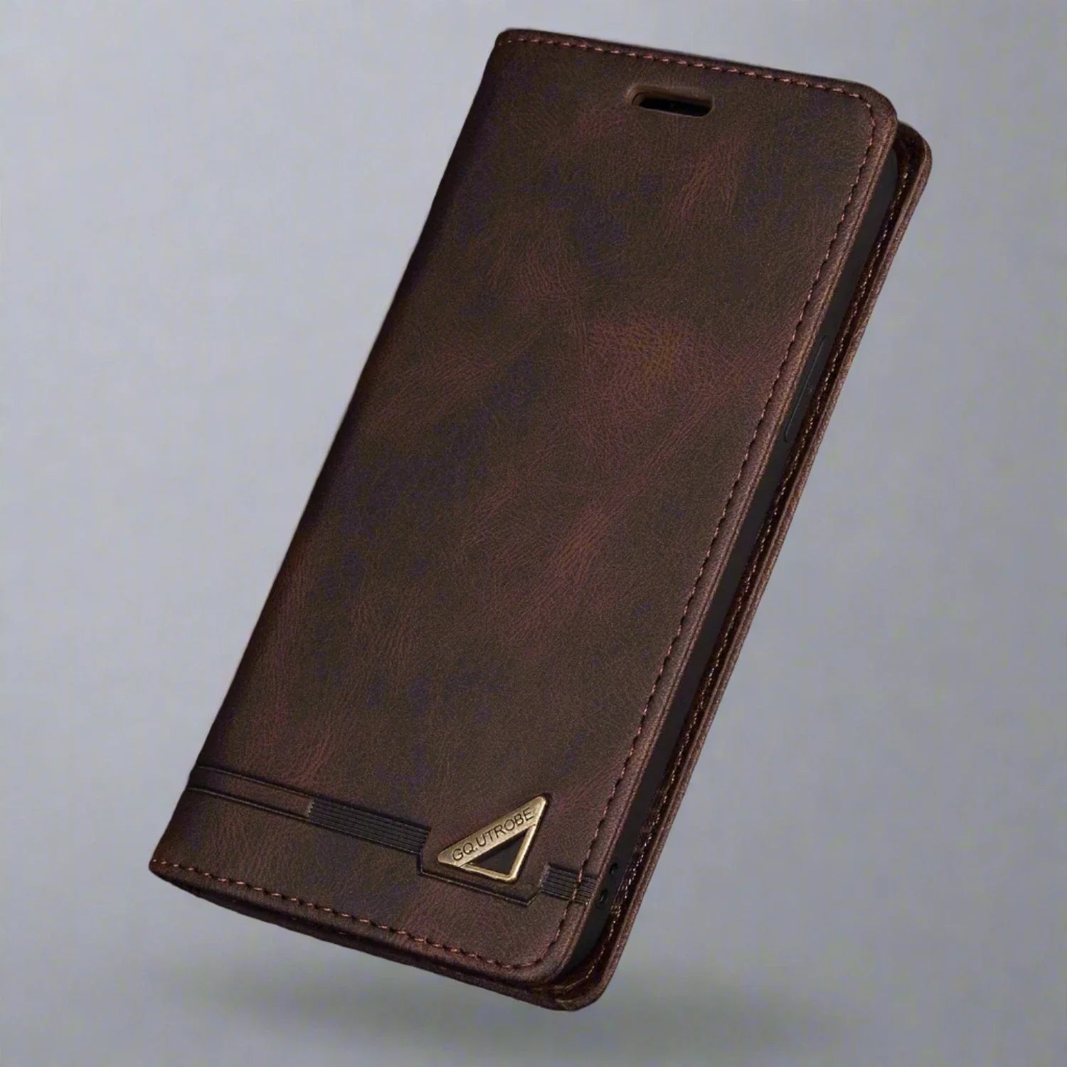 RFID Blockierende Magnetische iPhone Leder Flip Cover Geldbörse Hülle