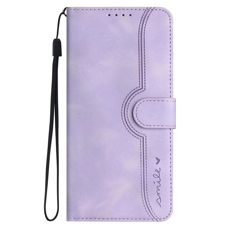 Magnetische rutschfeste Leder iPhone Flip Cover Geldbörse Hülle