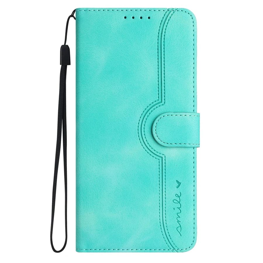 Magnetische rutschfeste Leder iPhone Flip Cover Geldbörse Hülle