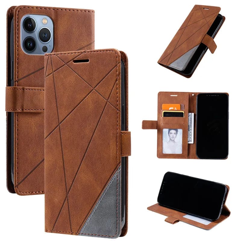 Magnetischen Leder Google Pixel Flip Cover Brieftasche Hülle