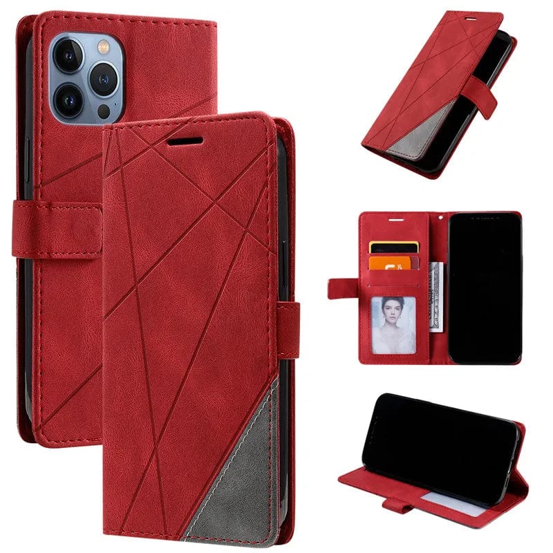 Magnetischen Leder Google Pixel Flip Cover Brieftasche Hülle