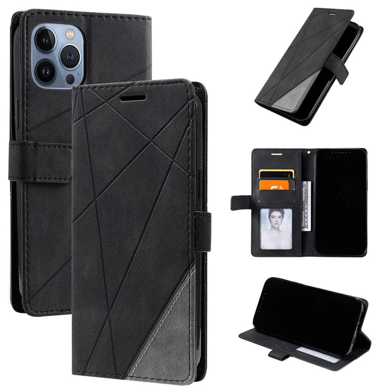 Magnetischen Leder Google Pixel Flip Cover Brieftasche Hülle