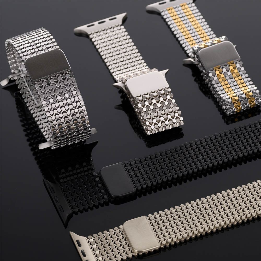 Magnetisches Edelstahl-Mesh-Armband für die Apple Watch