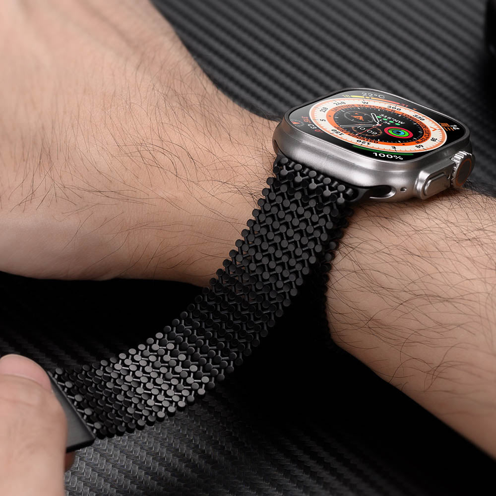 Magnetisches Edelstahl-Mesh-Armband für die Apple Watch