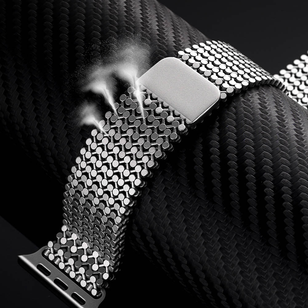 Magnetisches Edelstahl-Mesh-Armband für die Apple Watch