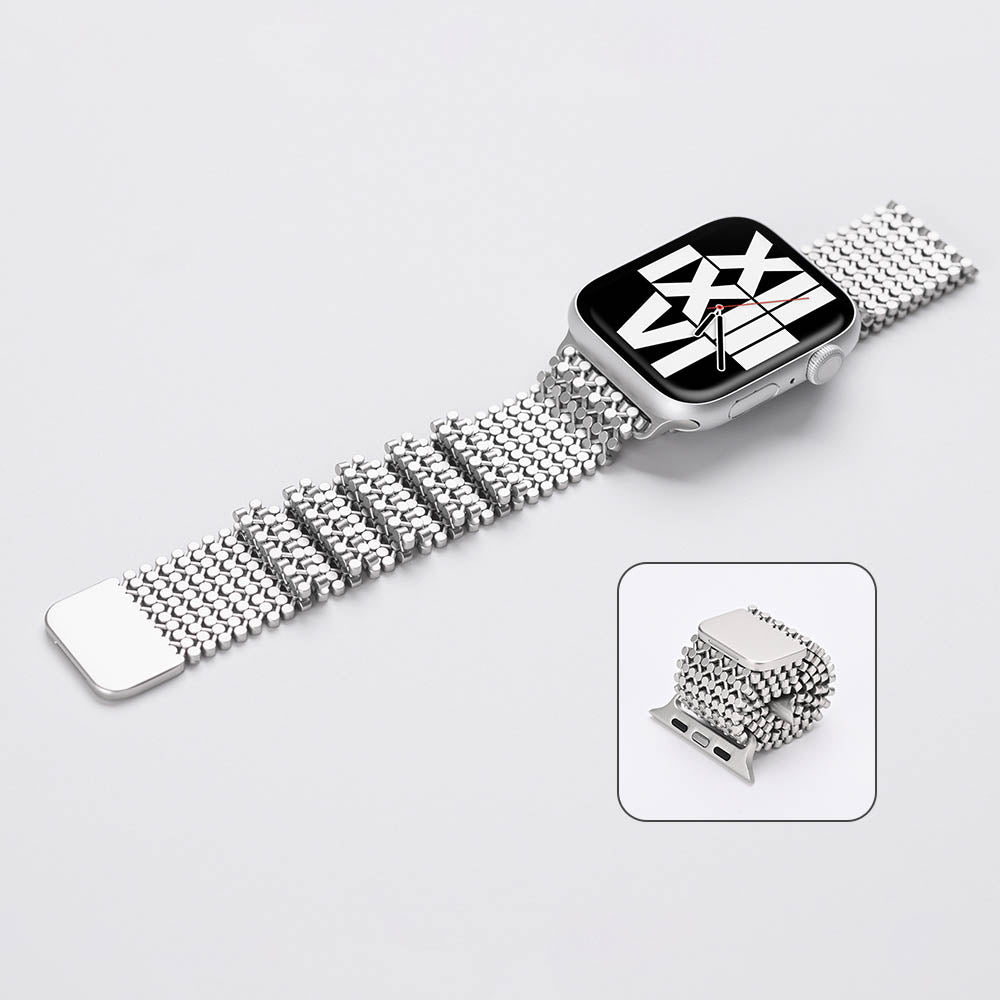 Magnetisches Edelstahl-Mesh-Armband für die Apple Watch