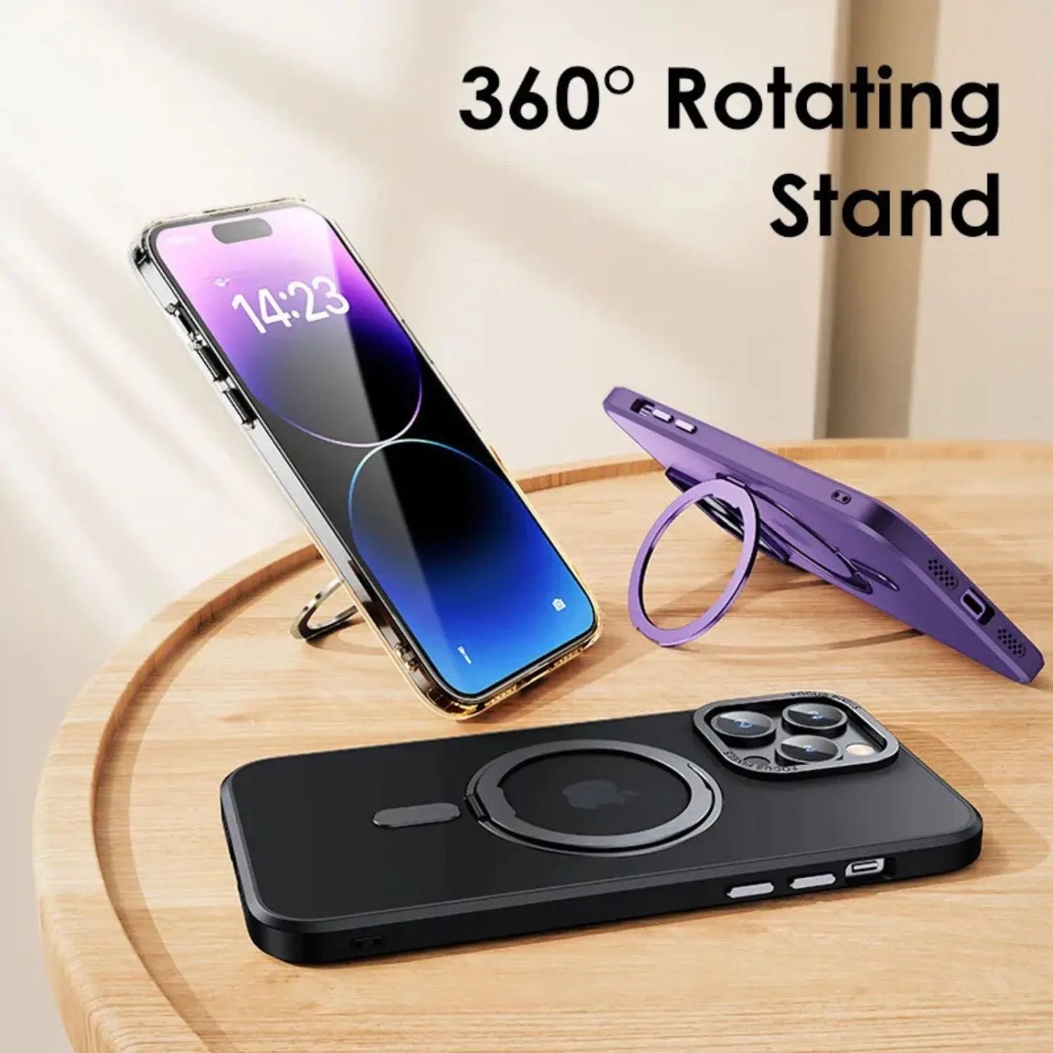 Magnetisches Stand-Case für Apple iPhone – Freihändiges Nutzen mit Stil