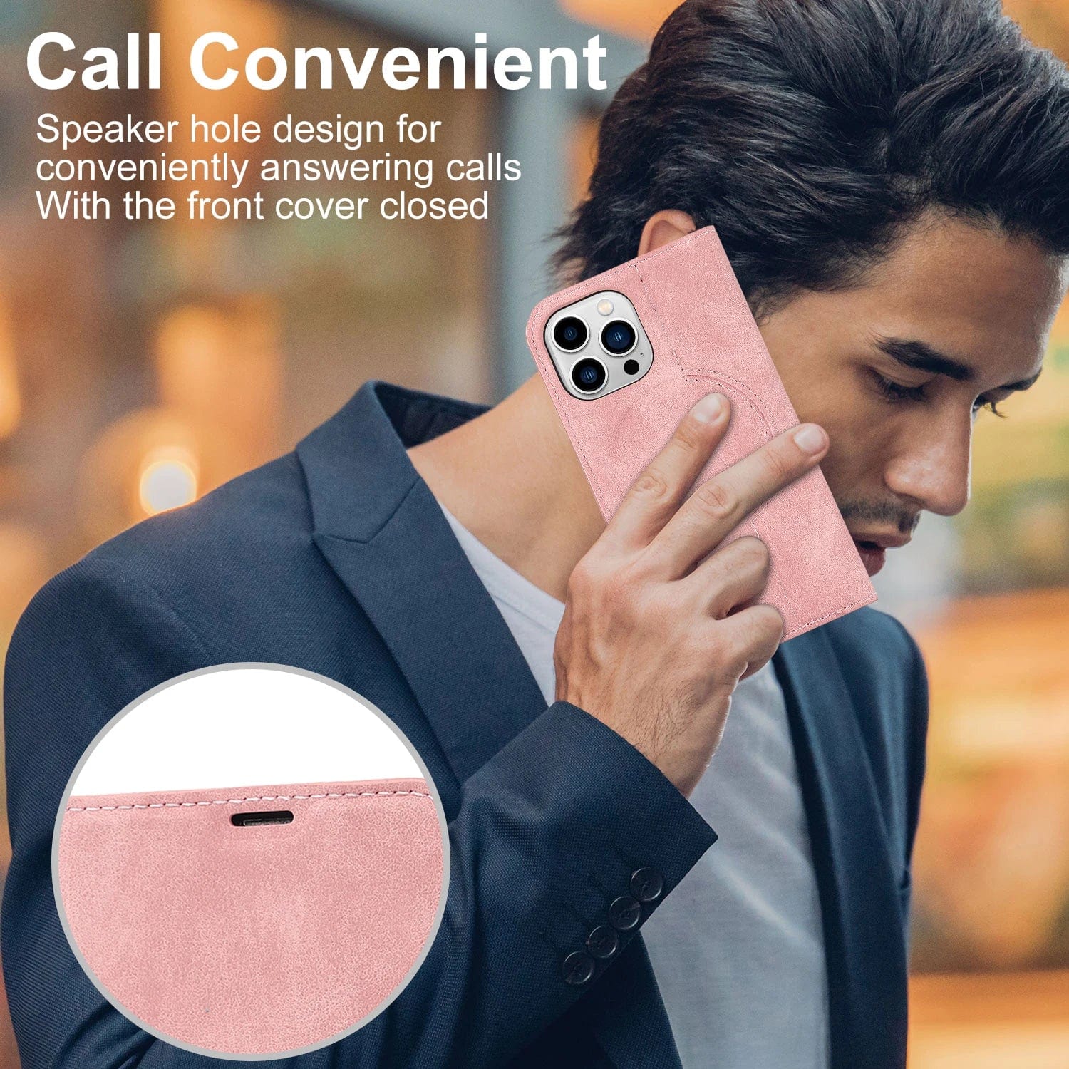 MagSafe iPhone Wallet Case | RFID Leder Magnetkartenhalter Luxushülle