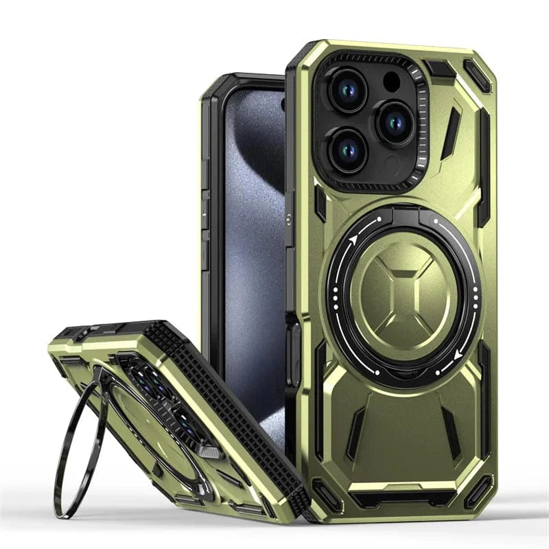 MagSafe iPhone 16 Armor stoßfeste Ring Halter Tasche