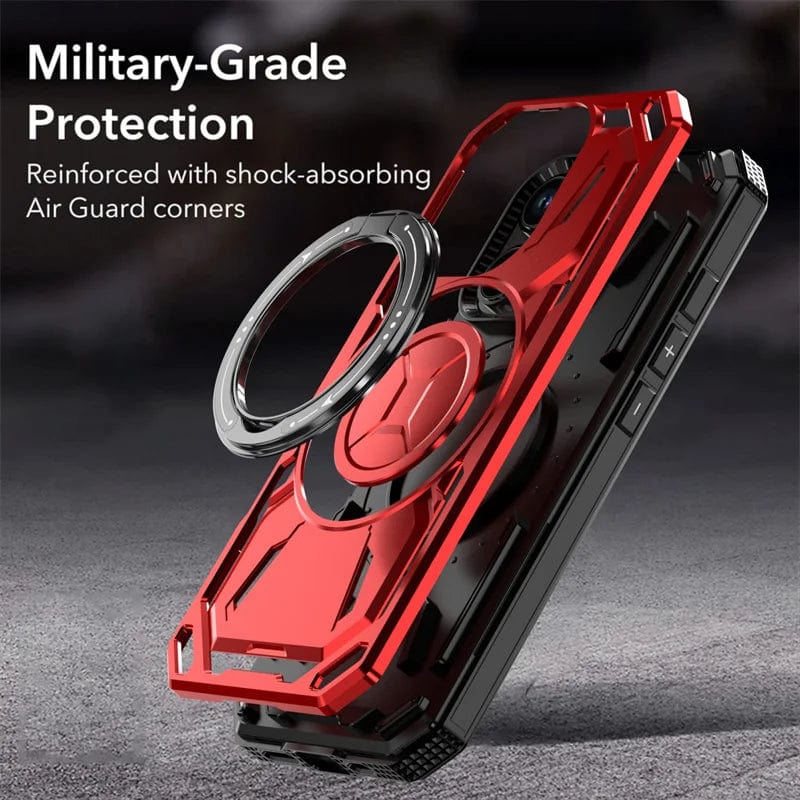 MagSafe iPhone 16 Armor stoßfeste Ring Halter Tasche