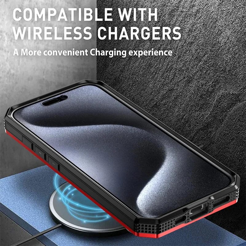 MagSafe iPhone 16 Armor stoßfeste Ring Halter Tasche