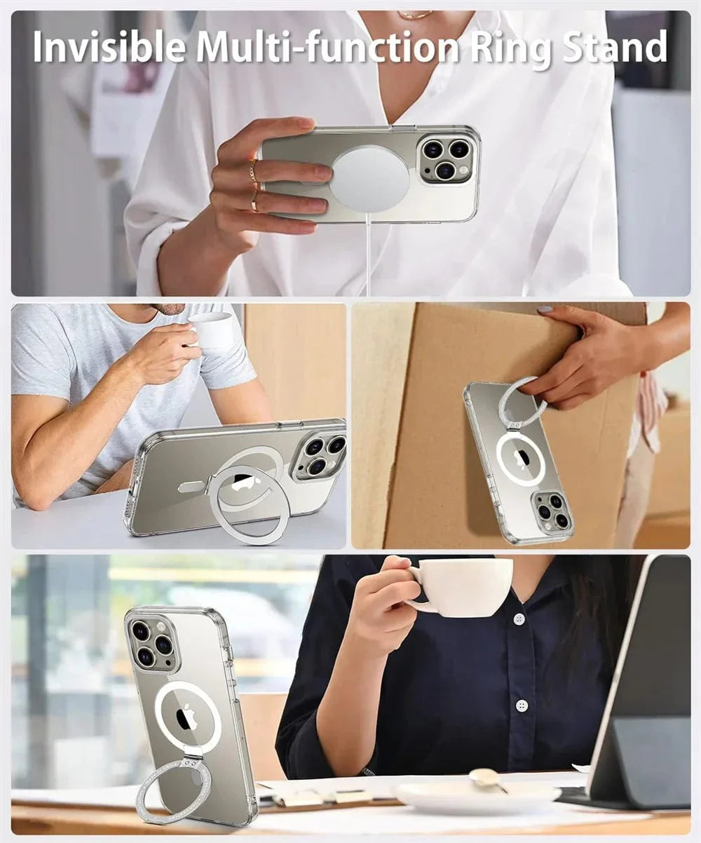 MagSafe iPhone Ring Halter Stoßfeste Hülle