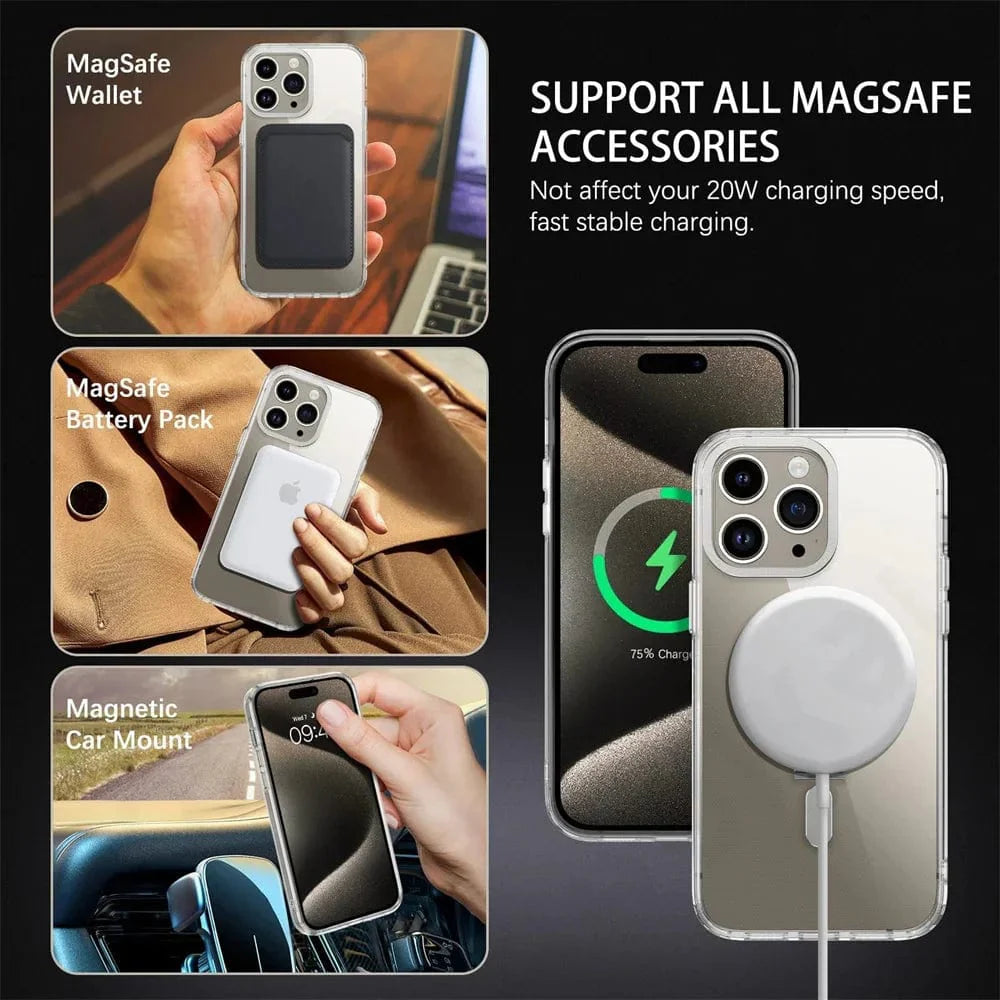 MagSafe iPhone Ring Halter Stoßfeste Hülle