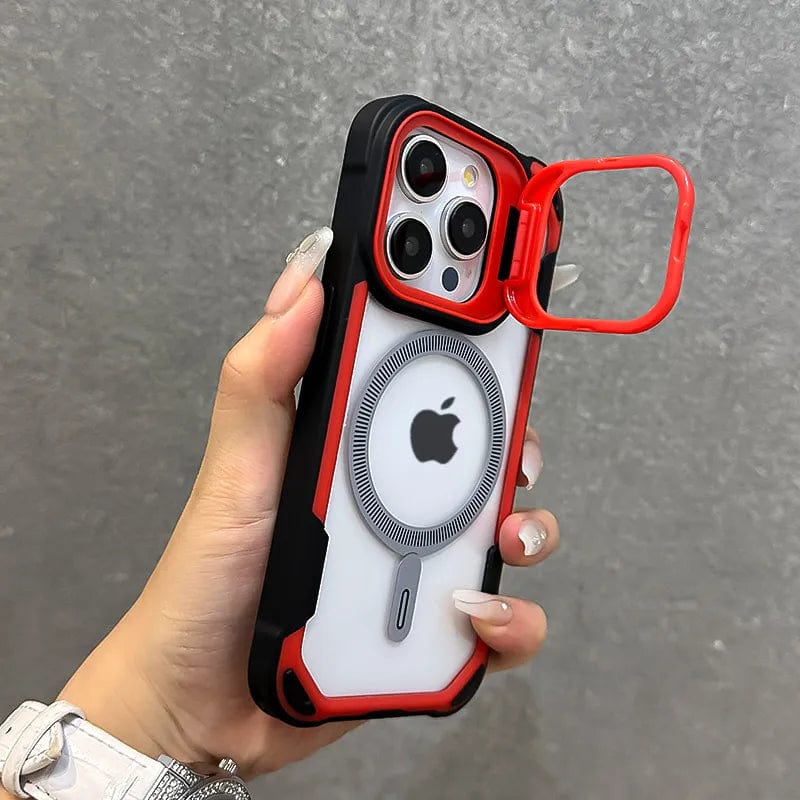 MagSafe iPhone Stoßfeste Hülle Mit Faltkamera-Schutzständer