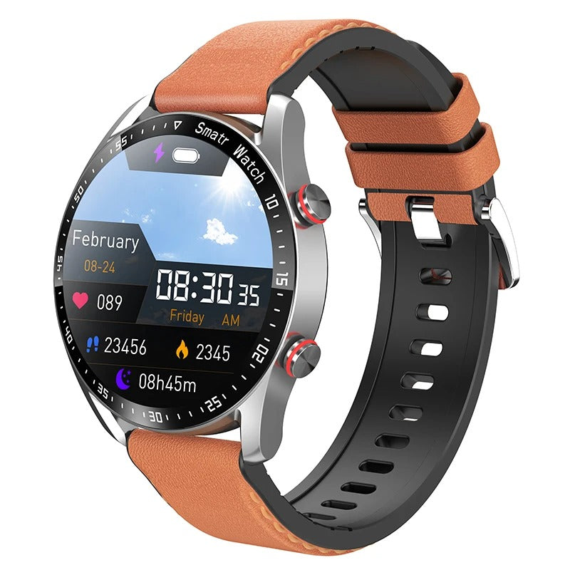 Aktive Herren Smartwatch – Elegantes Design mit Bluetooth Fitness-Tracking