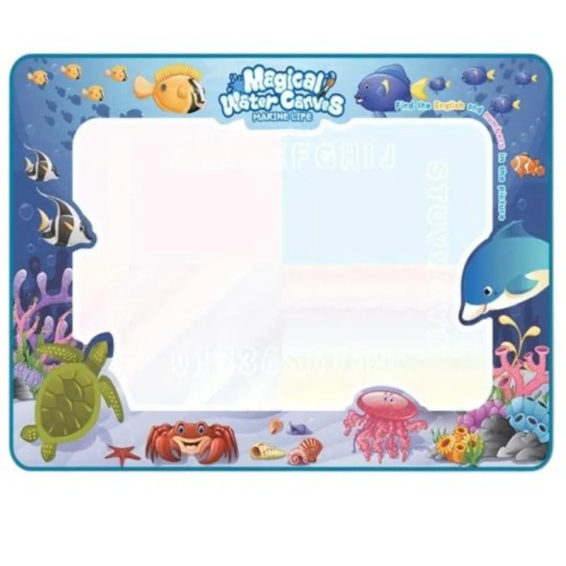 Wassermalmatte für Kinder - Kreative Malunterlage 100x80cm